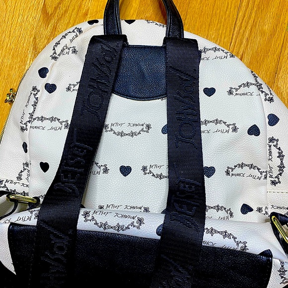 Betsey Johnson Heart and Stud Backpack - Picture 4 of 6